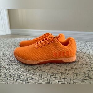 NOBULL Outwork Low Top Orange Lightweight Training Sneakers US Men 7.5, Women 9